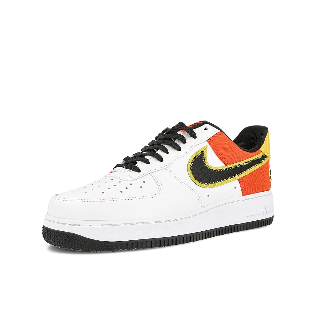 Nike air force 1 07 lv8 rayguns White / Black - Orange Flash - Amarillo Detailfoto | Overkill