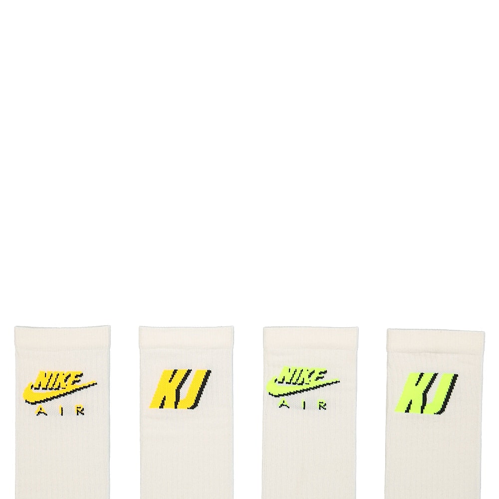Nike Kim Jones x Nike NRG Heritage 2 Pack Crew Socks White / Multi Socks Close-up | Overkill