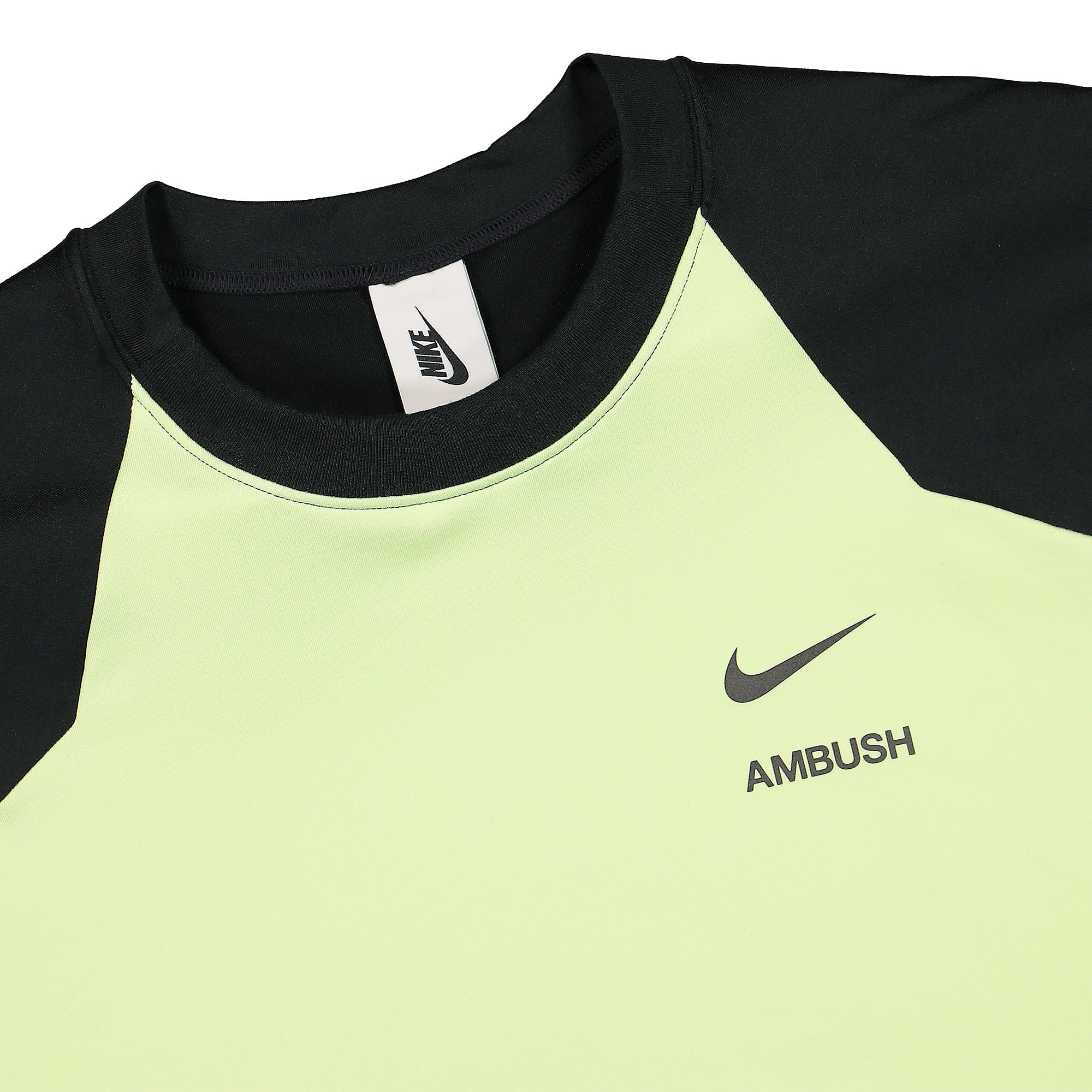 Nike Ambush x Nike NRG Short Sleeve Tee Ghost Green / Black T-Shirts Close-up | Overkill