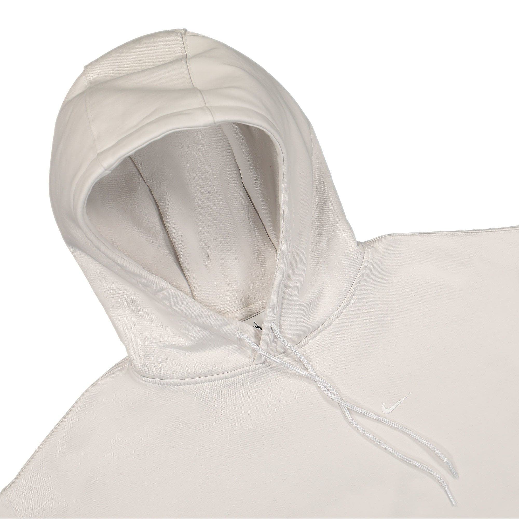 Nike NK Solo Swoosh Fleece Hoodie Phantom / White Hoodies Close-up | Overkill
