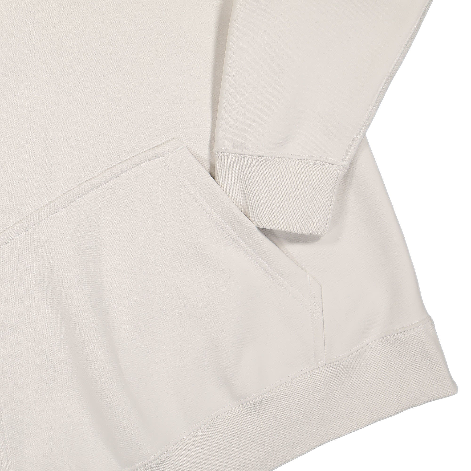 Nike NK Solo Swoosh Fleece Hoodie Phantom / White Hoodies Detailfoto | Overkill