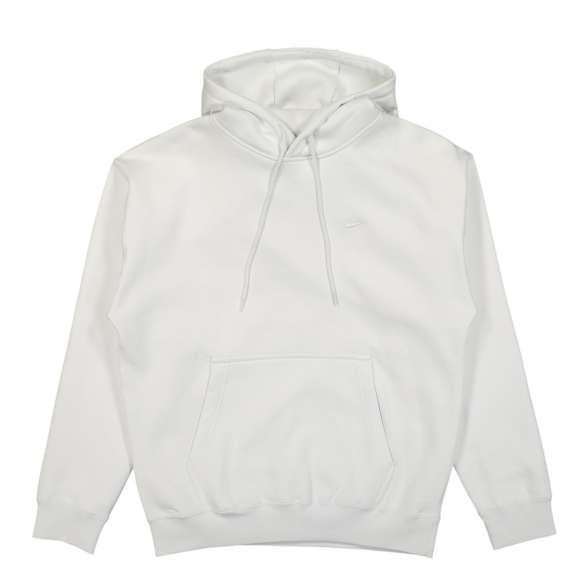 Nike NK Solo Swoosh Fleece Hoodie Summit White / White Hoodies CV0552 121 | Overkill