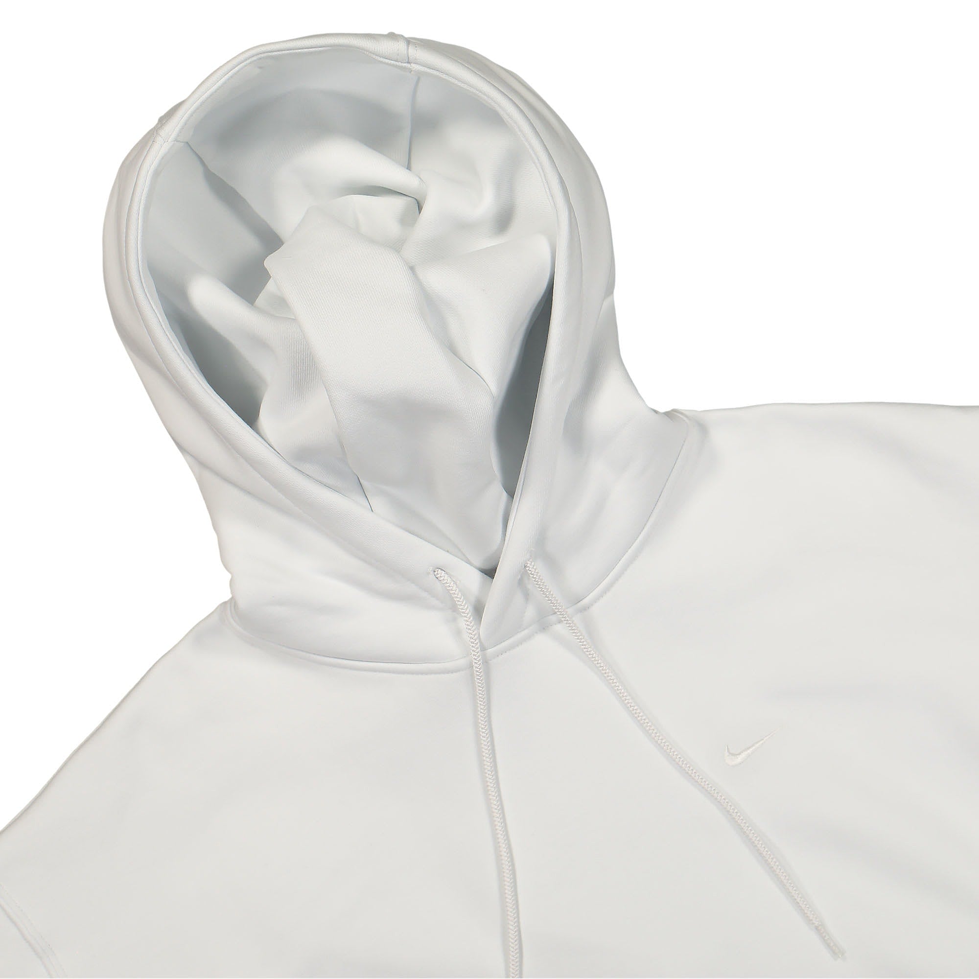 Nike NK Solo Swoosh Fleece Hoodie Summit White / White Hoodies Close-up | Overkill