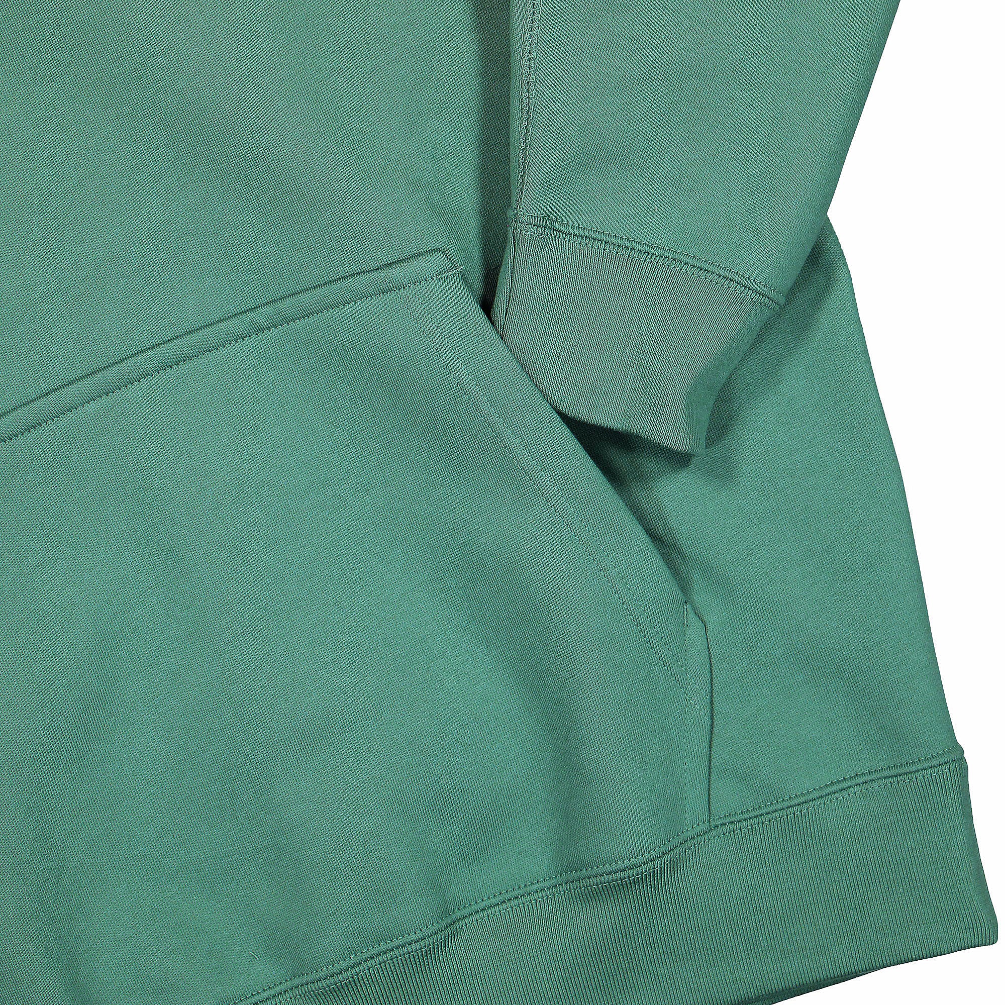 Nike NK Solo Swoosh Fleece Hoodie Mystic Green / White Hoodies Detailfoto | Overkill