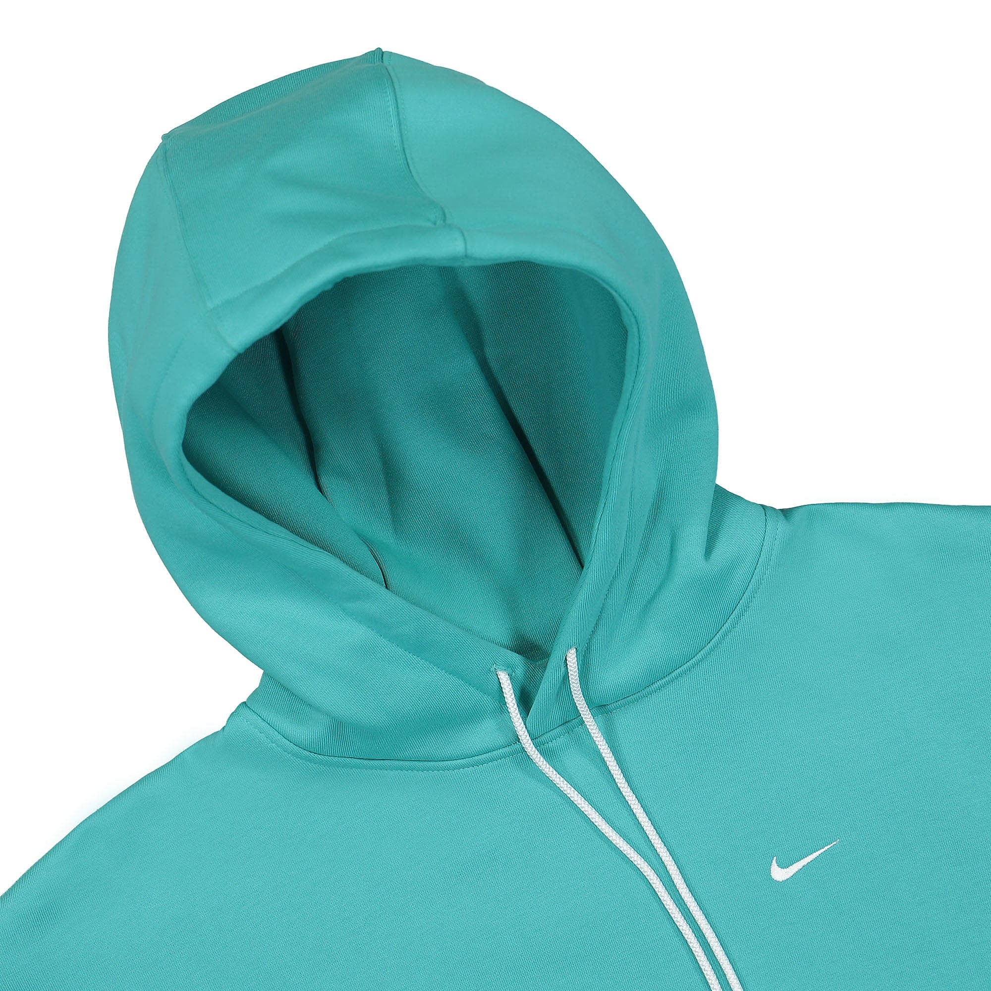 Nike NK Solo Swoosh Fleece Hoodie Washed Teal / White Hoodies Close-up | Overkill