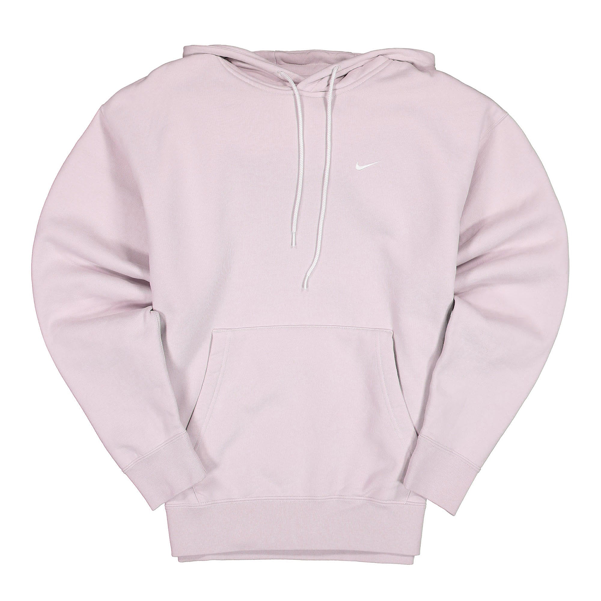 Nike NK Solo Swoosh Fleece Hoodie Doll / White Hoodies CV0552 530 | Overkill
