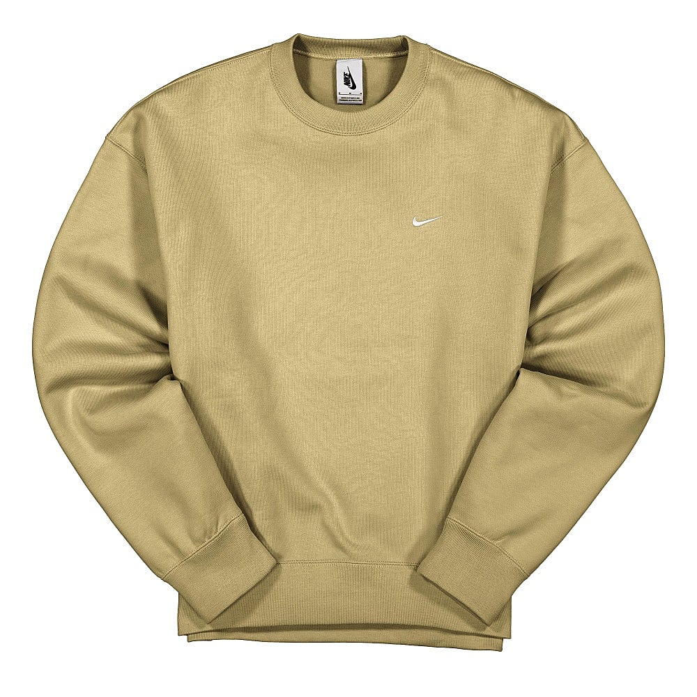 Nike NRG Fleece Crew Khaki / White Sweatshirts CV0554 247 | Overkill