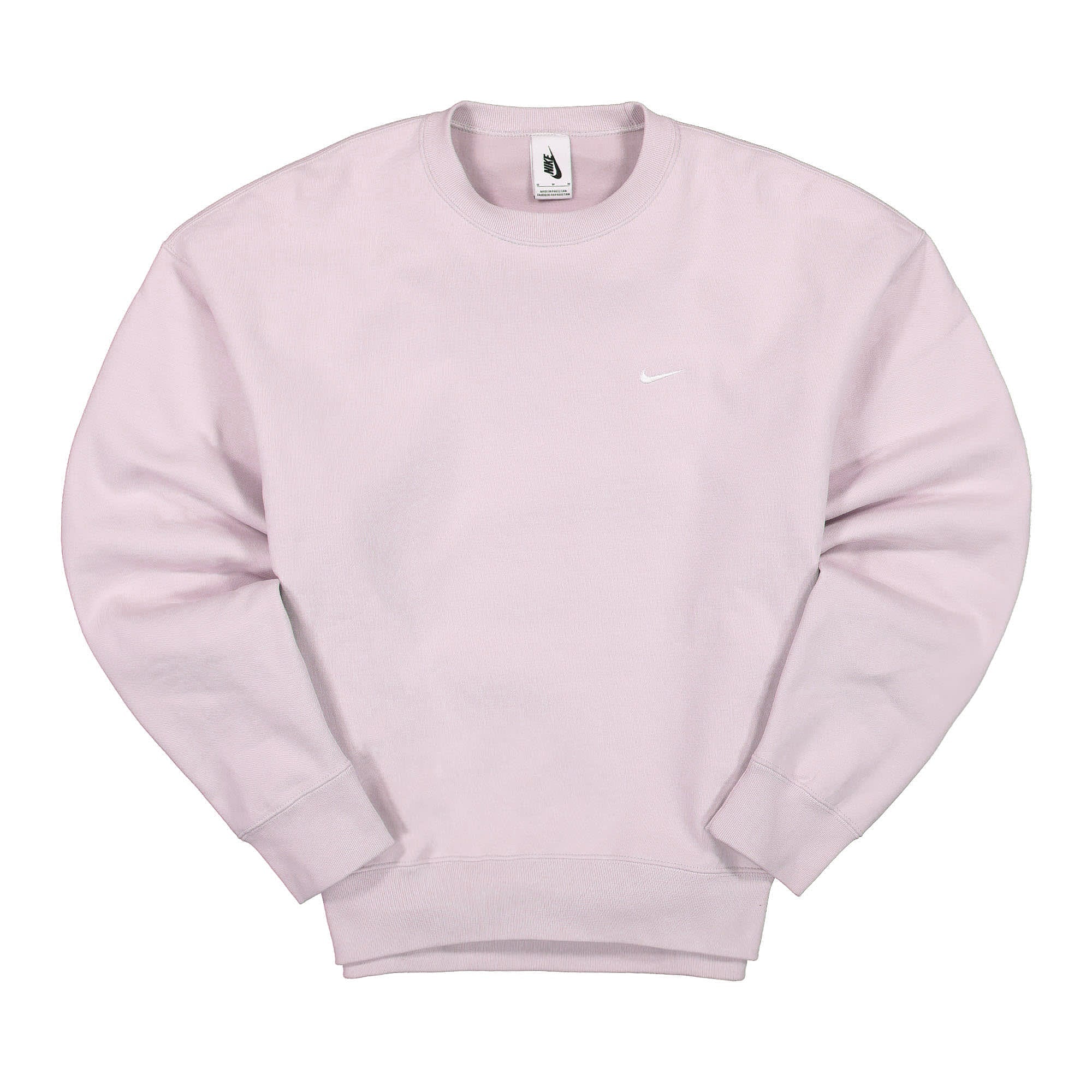 Nike NK Solo Swoosh Fleece Sweatshirt Doll / White Sweatshirts CV0554 530 | Overkill