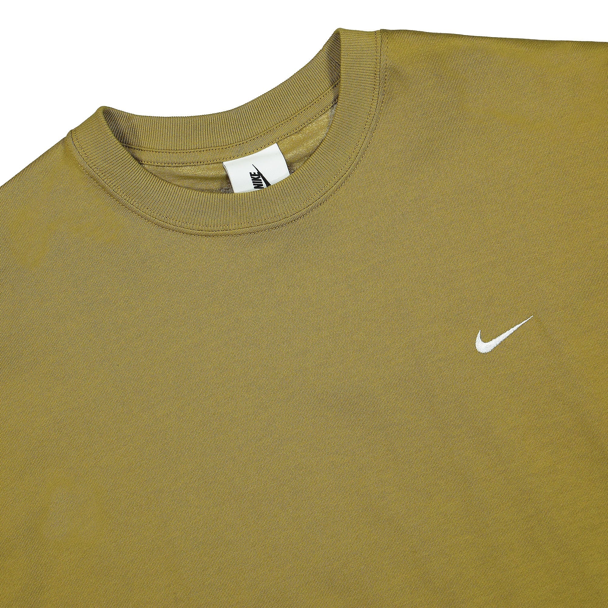 Nike NRG Solo Swoosh Tee Desert Moss / White T-Shirts Close-up | Overkill