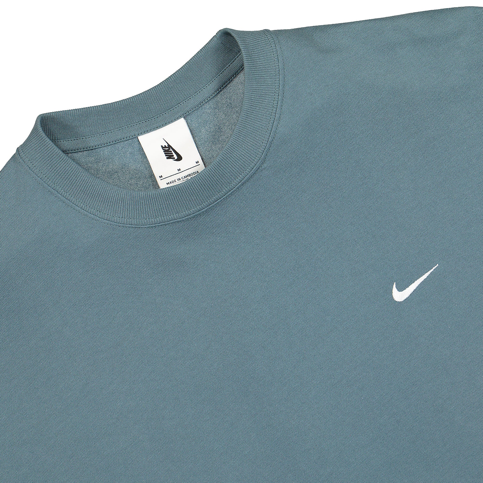 Nike NRG Solo Swoosh Tee Hasta / White T-Shirts Close-up | Overkill