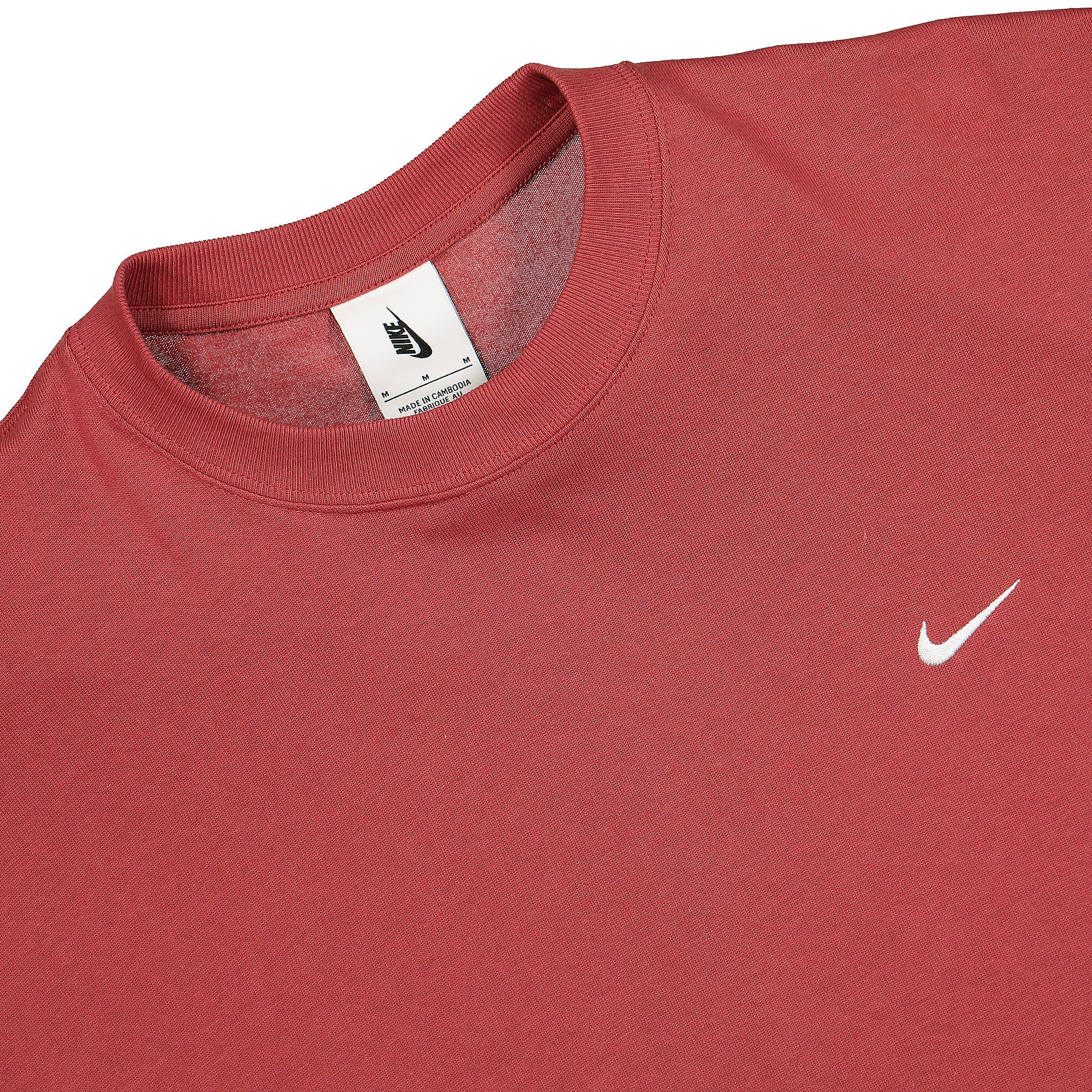 Nike NRG Solo Swoosh Tee Cedar / White T-Shirts Close-up | Overkill