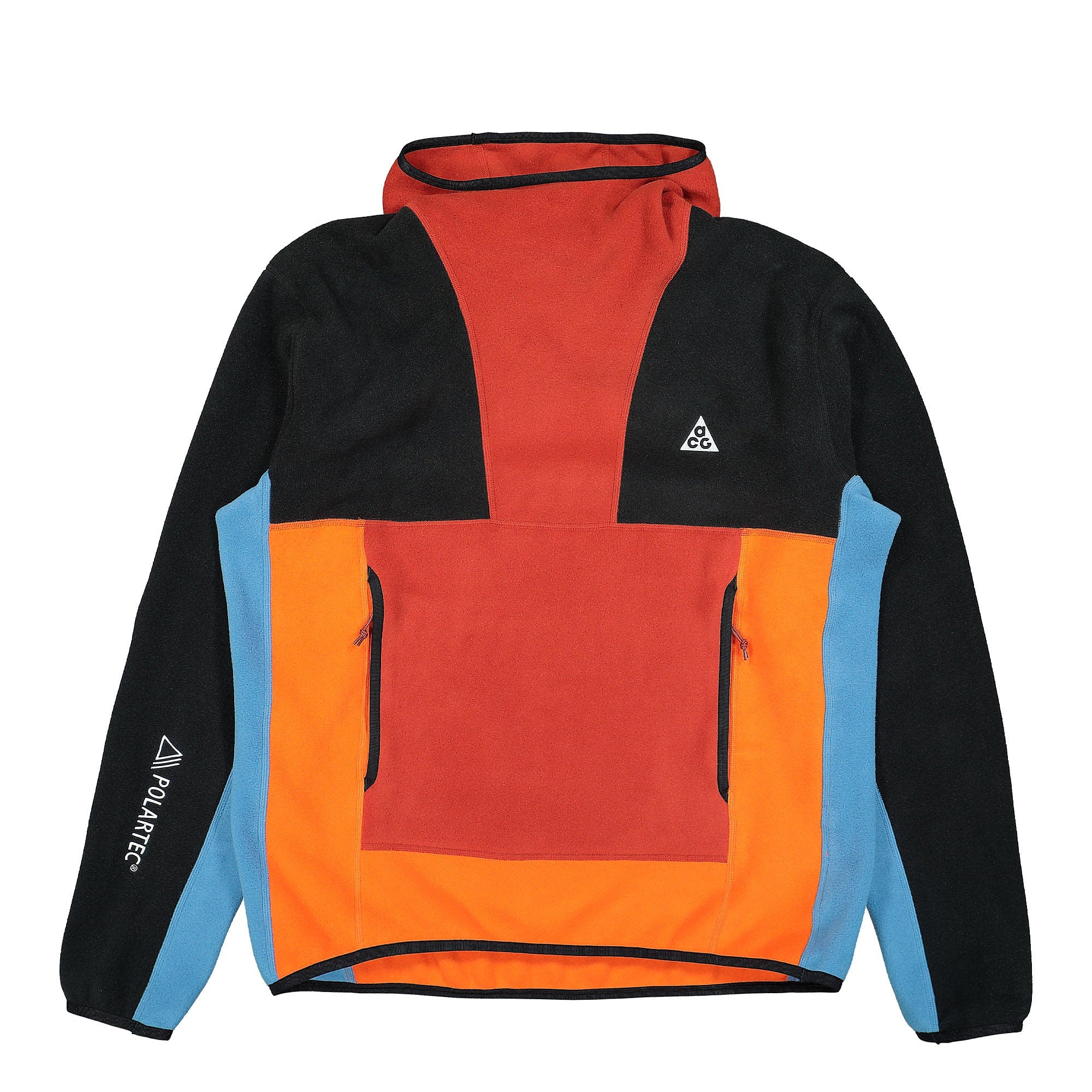 Nike ACG Polartec Wolf Tree Hoodie Cinnabar / Black / Rush Orange / Dutch Blue Hoodies CV0642 671 | Overkill