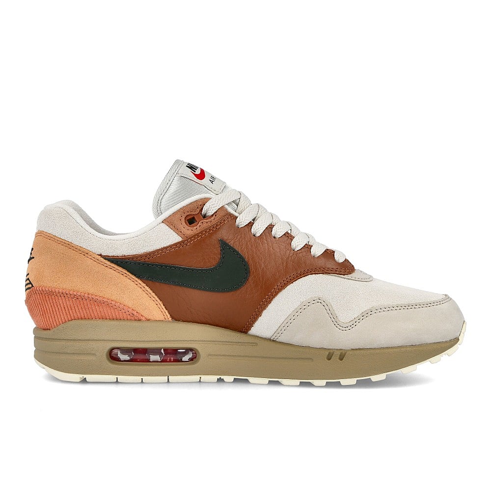 Nike air max 1 amsterdam Red Bark / Khaki - Terra Blush - Dusty Peach Material | Overkill