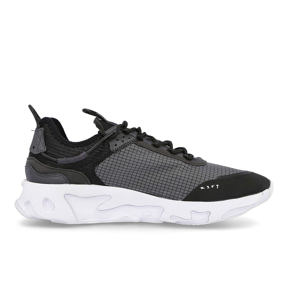 Nike react live Black-White - Dark Smoke Grey Sneakers Silhouette | Overkill