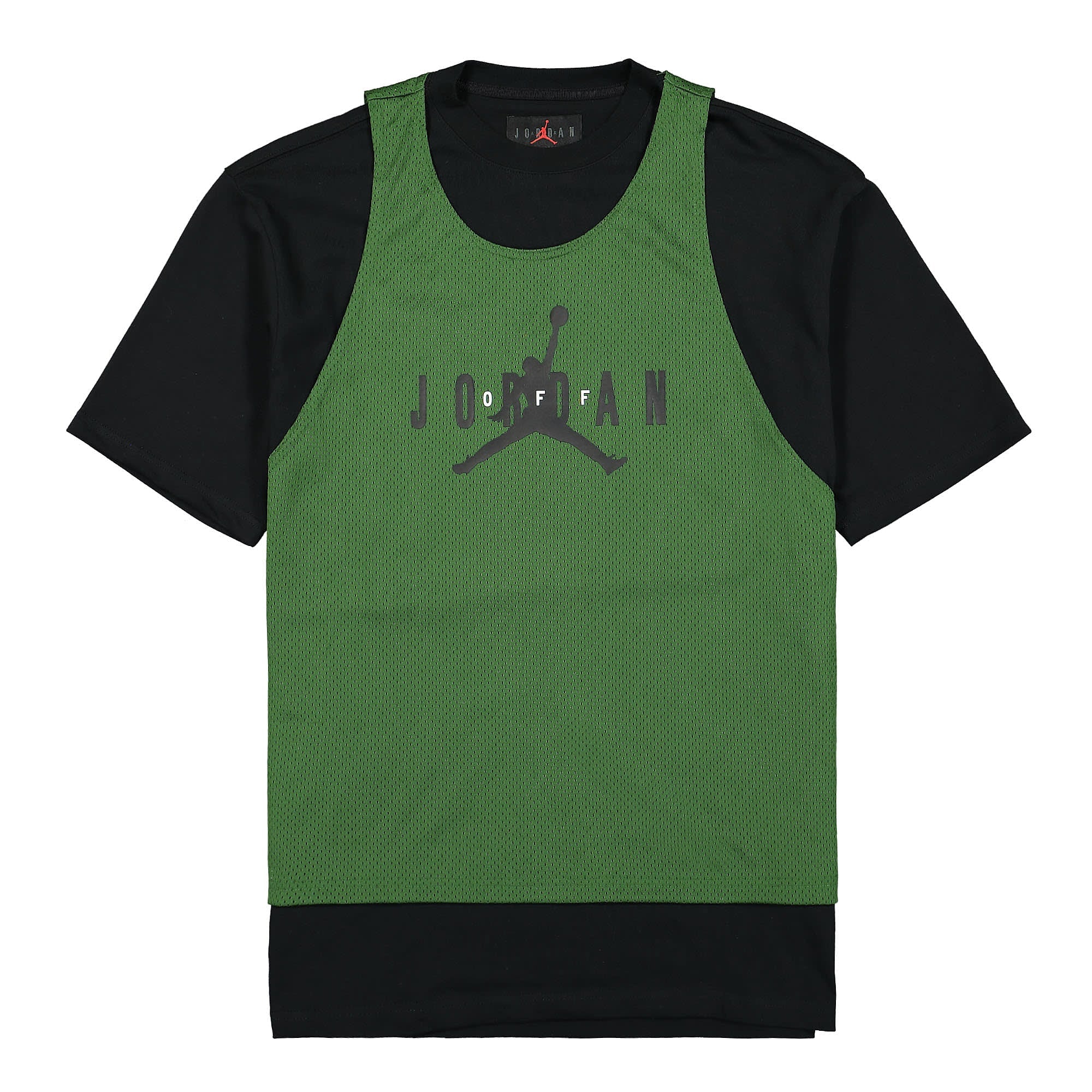 Jordan Off-White x Air Jordan SS Tee Forest Green / Black / Black T-Shirts CV3518 361 | Overkill