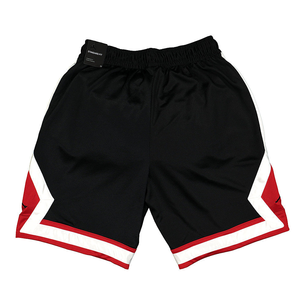 Jordan Air Jordan Jumpman Diamond Short Black / Gym Red - White - Black Shorts Material | Overkill