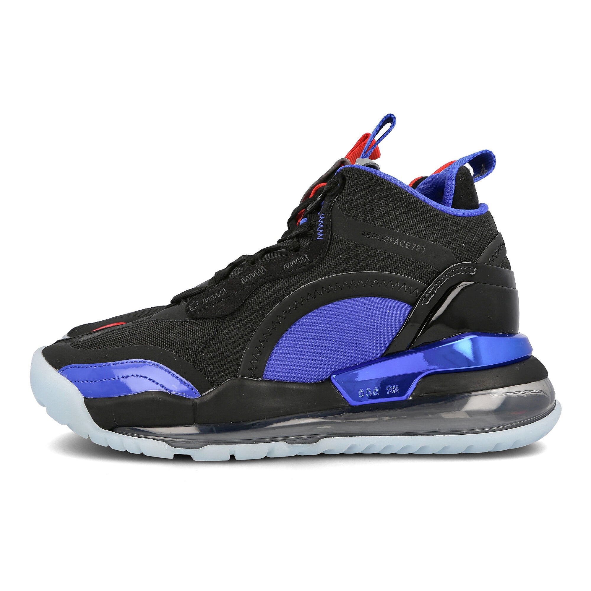 Jordan Paris Saint Germain x Air Jordan Aerospace 720 QS Black / Reflect Silver - University Red CV8453 001 | Overkill