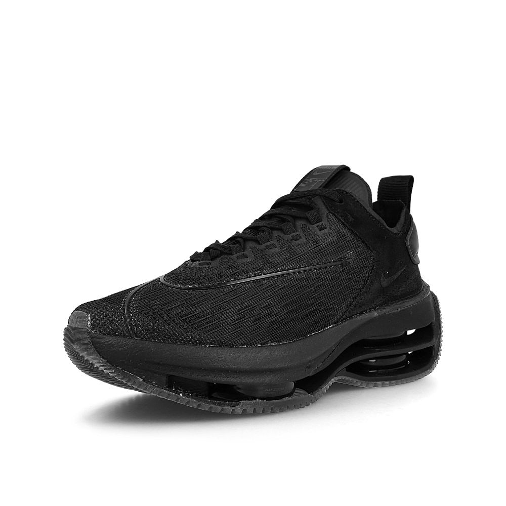 Nike wmns zoom double stacked Black-Black - Black - Dark Smoke Grey Sneakers Close Up | Overkill