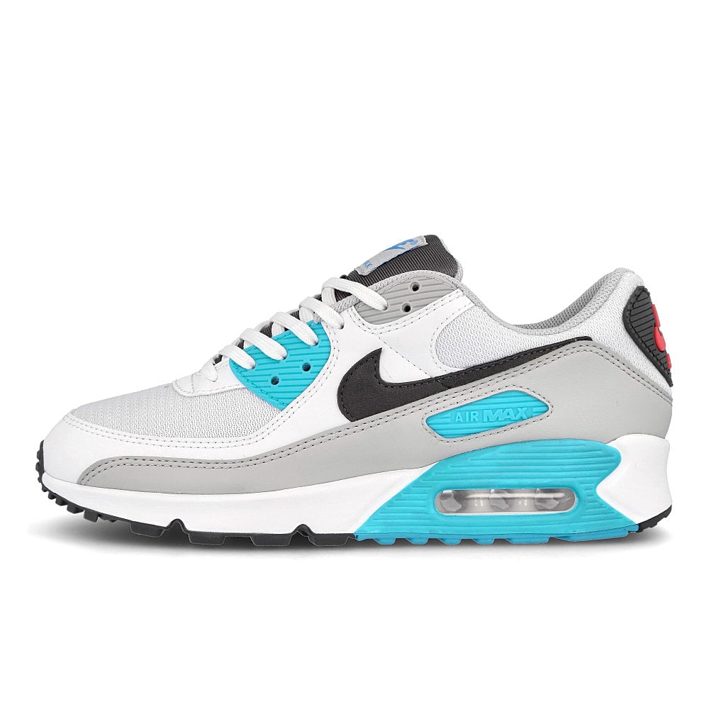 Nike air max 90 White / Iron Grey - Chlorine Blue CV8839 100 | Overkill