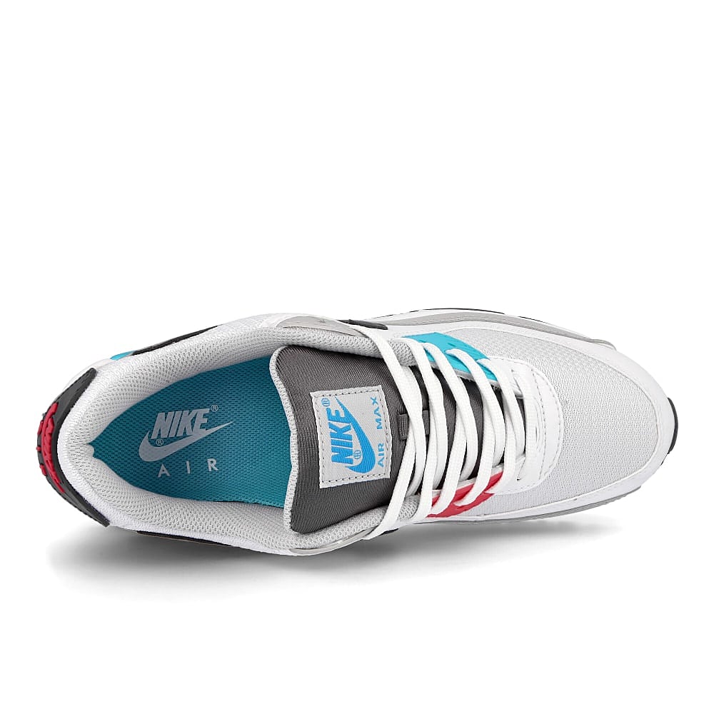 Nike air max 90 White / Iron Grey - Chlorine Blue Detail view 1 | Overkill