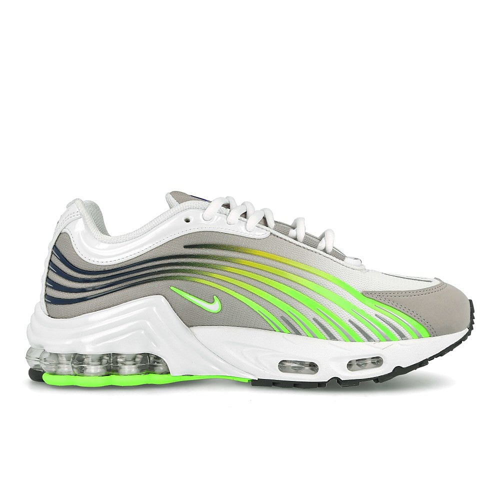 Nike air max plus ii College Grey-White - Electric Green Sneakers Silhouette | Overkill