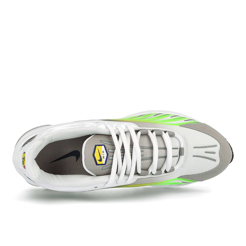 Nike air max plus ii College Grey-White - Electric Green Sneakers Detailfoto | Overkill