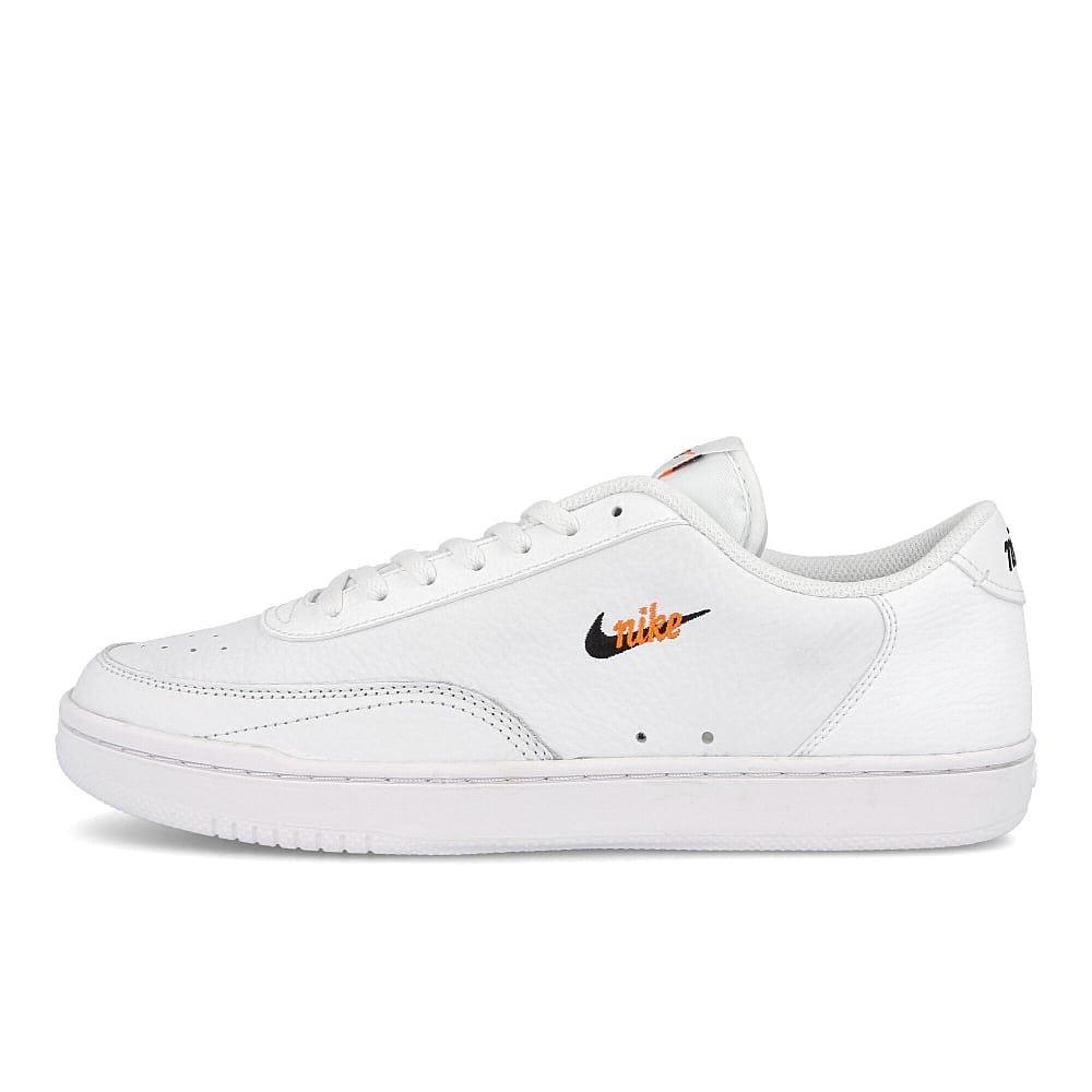 Nike wmns court vintage premium White-Black - Total Orange Sneakers CW1067 100 | Overkill