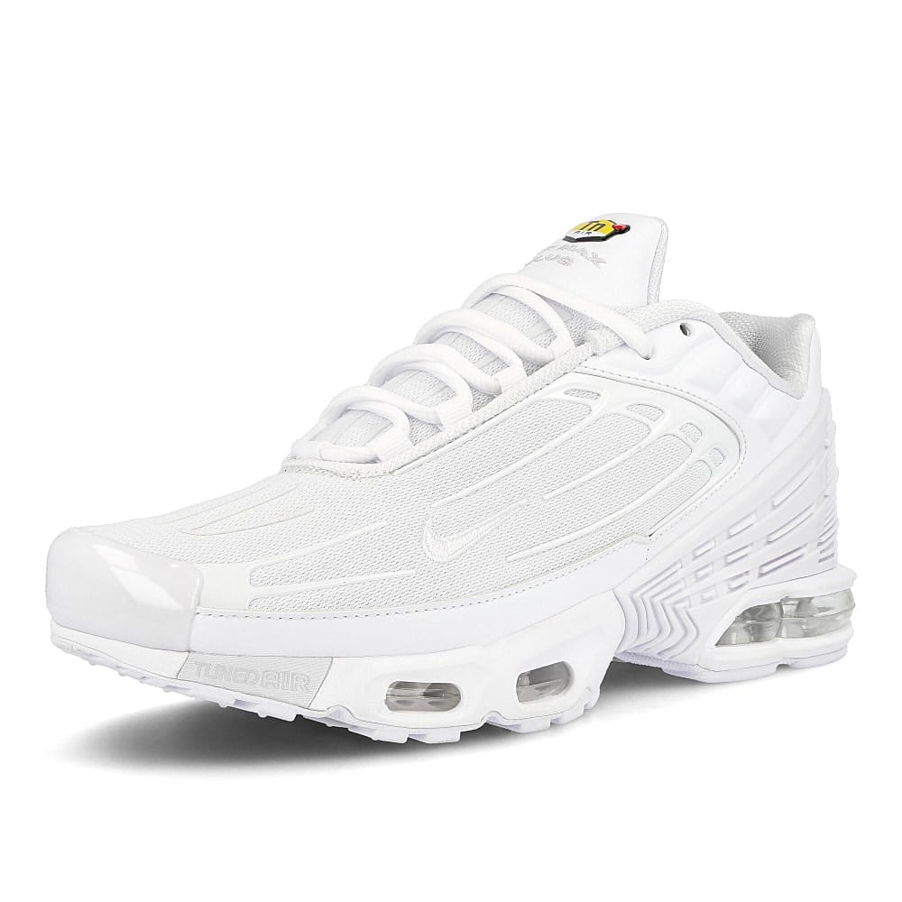 Nike air max plus iii White-White - Vast Grey Sneakers Close Up | Overkill