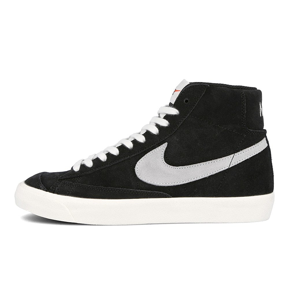 Nike blazer mid 77 suede Black-Pure Platinum - Sail - White Mid Top Sneakers CW2371 001 | Overkill