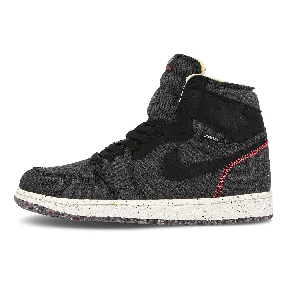 Jordan Air Jordan 1 High Zoom Black / Flash Crimson - Wolf Grey CW2414 001 | Overkill