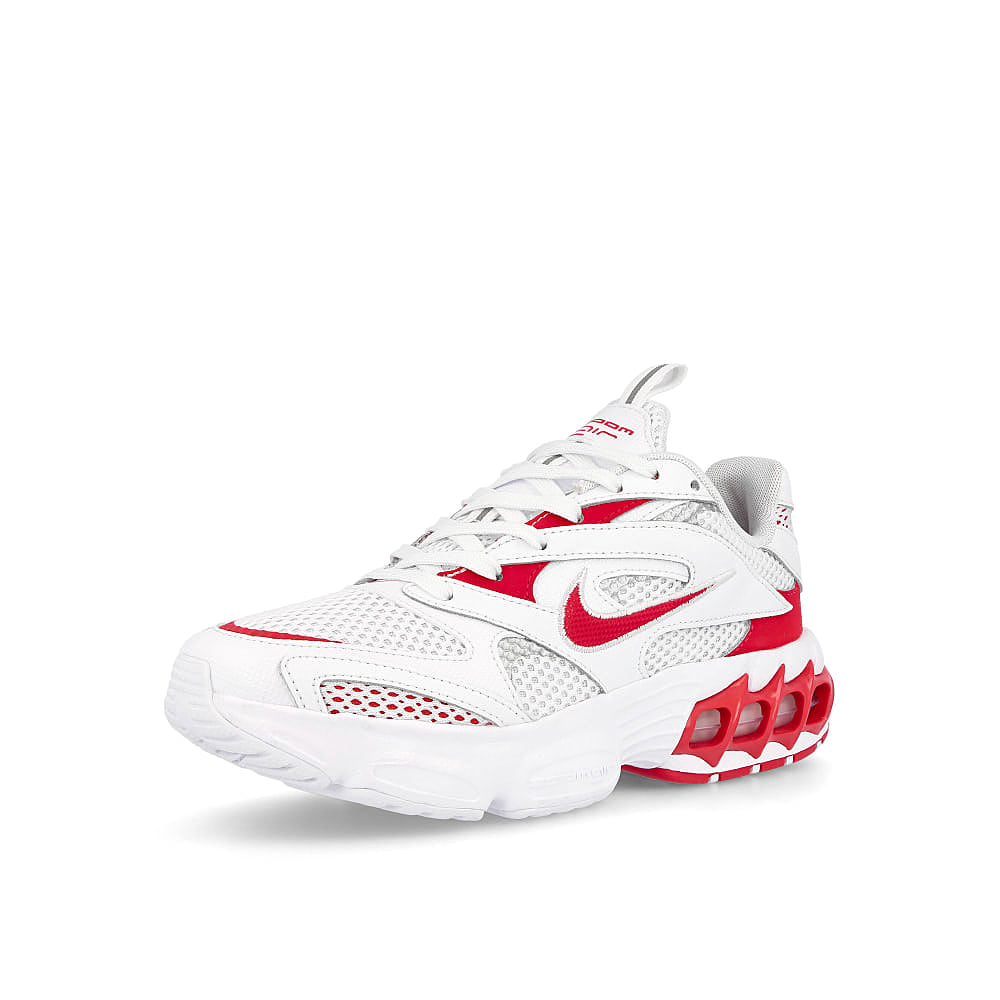 Nike wmns zoom air fire White-University Red - Metallic Silver Sneakers Close Up | Overkill