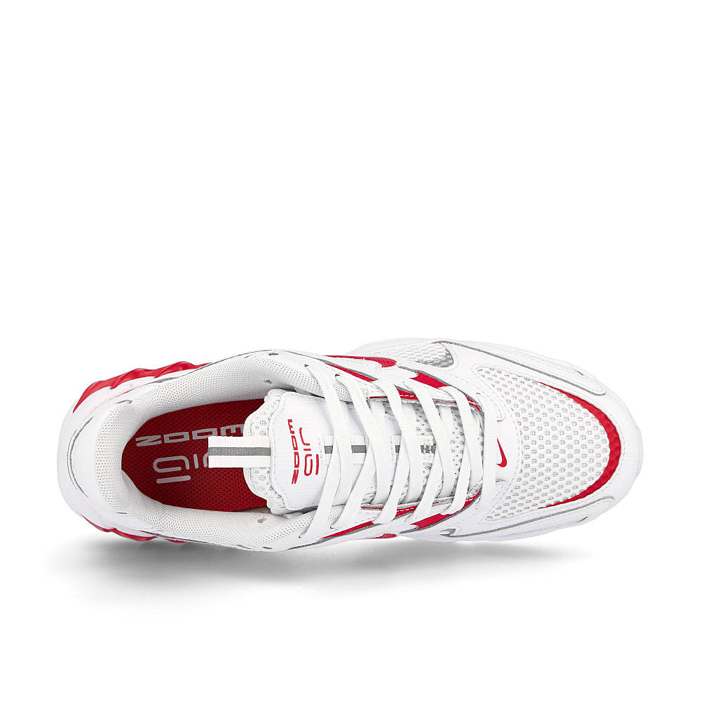 Nike wmns zoom air fire White-University Red - Metallic Silver Sneakers Detailfoto | Overkill