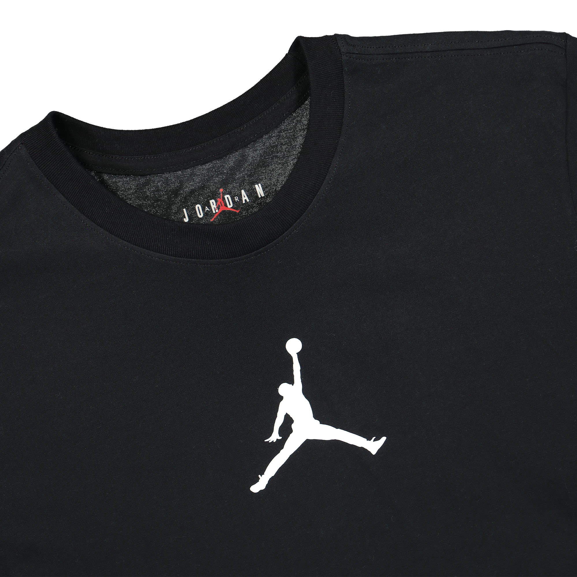 Jordan Air Jordan Jumpman Dri-FIT SS Crew Tee Black / White T-Shirts Close-up | Overkill