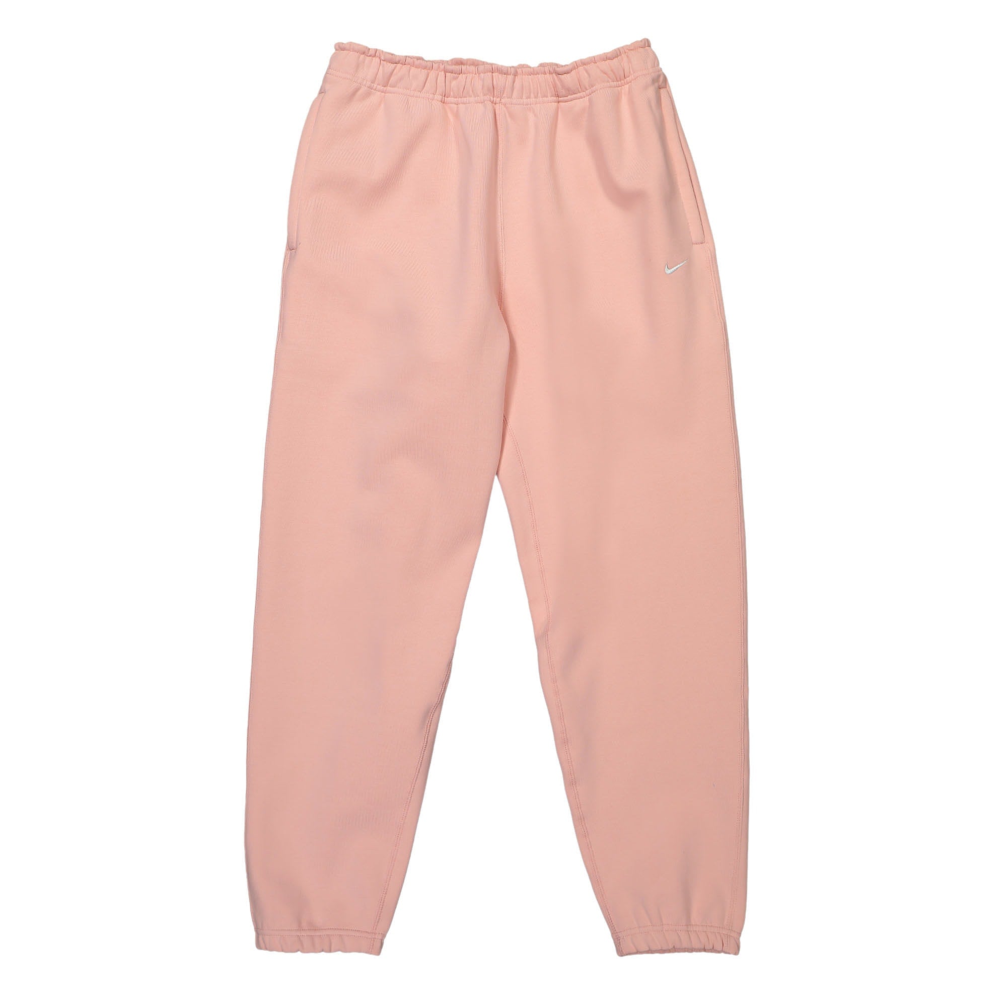 Nike NK Solo Swoosh Fleece Pant Bleached Coral / White Sweat & Track Pants CW5460 697 | Overkill
