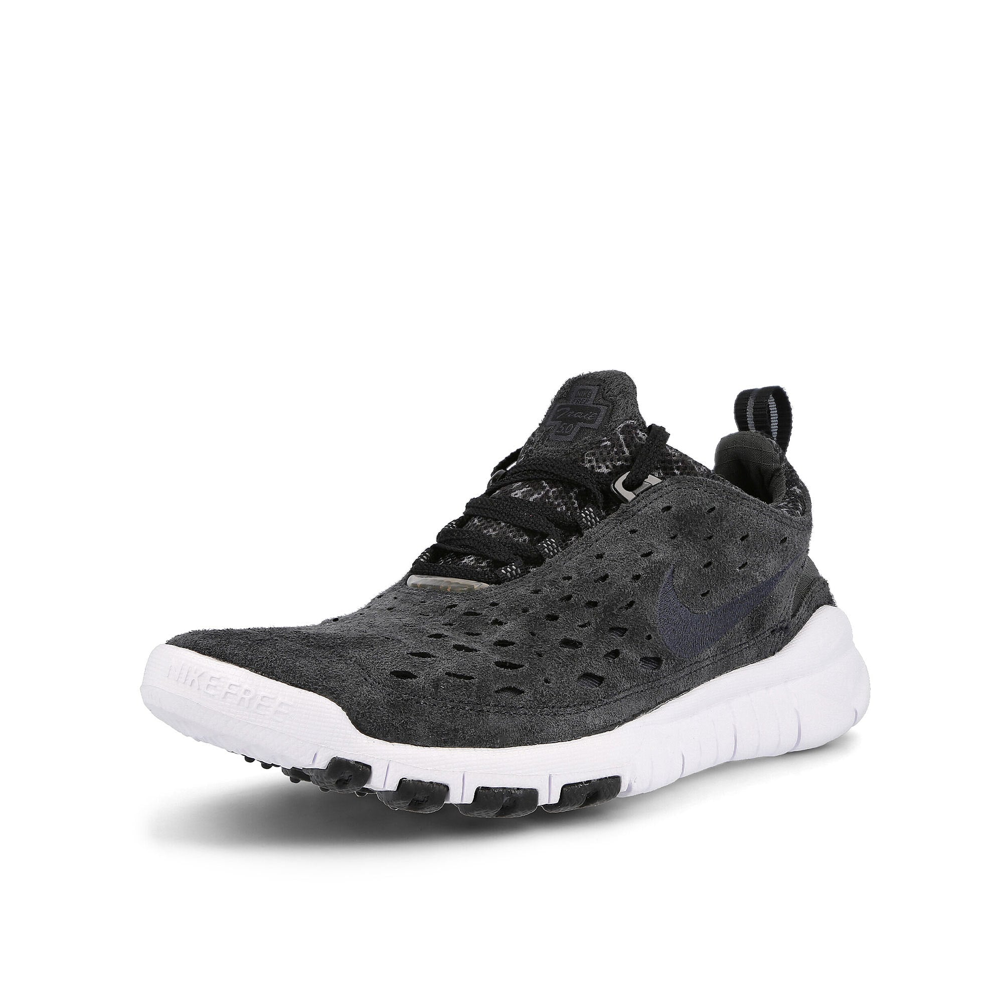 Nike free run trail Black-Anthracite - White Sneakers Close Up | Overkill