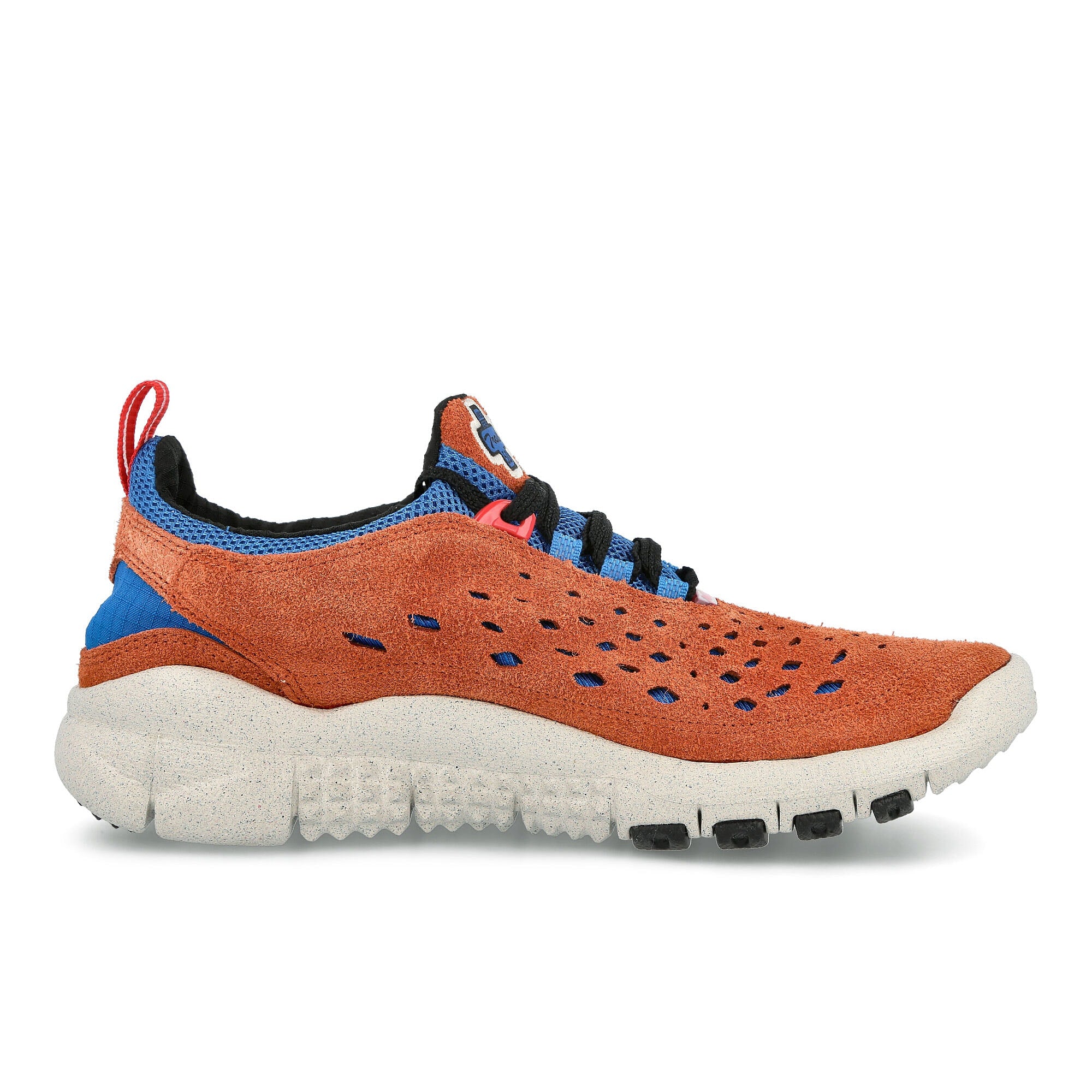 Nike free run trail Dark Russet-Habanero Red - Blue Nebula Sneakers Silhouette | Overkill
