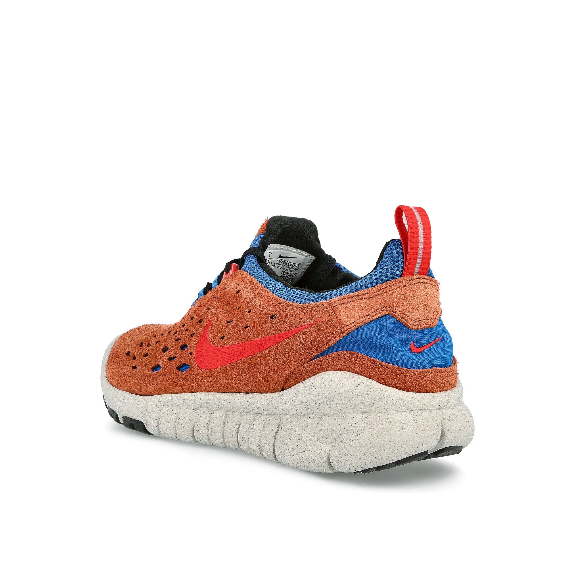 Nike free run trail Dark Russet-Habanero Red - Blue Nebula Sneakers Material | Overkill