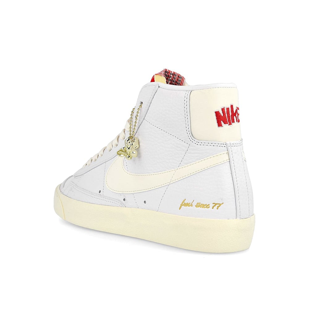 Nike blazer mid 77 vintage embroidered White / Coconut Milk - Coconut Milk Close-up | Overkill