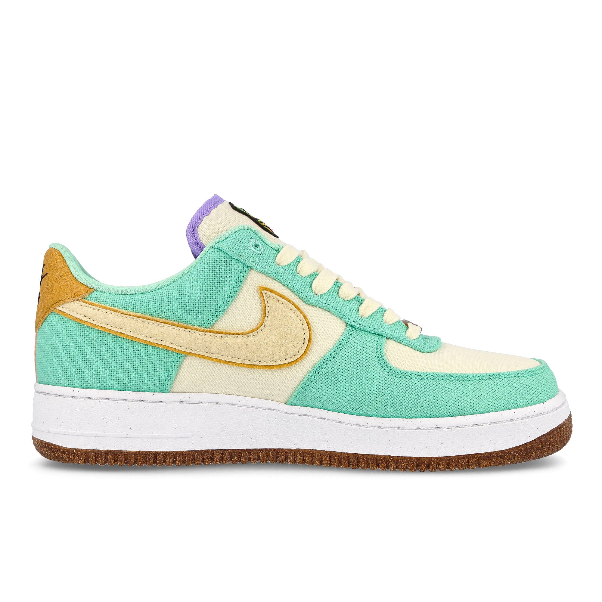 Nike wmns air force 1 07 lx Green Glow / Coconut Milk - Metallic Gold Material | Overkill