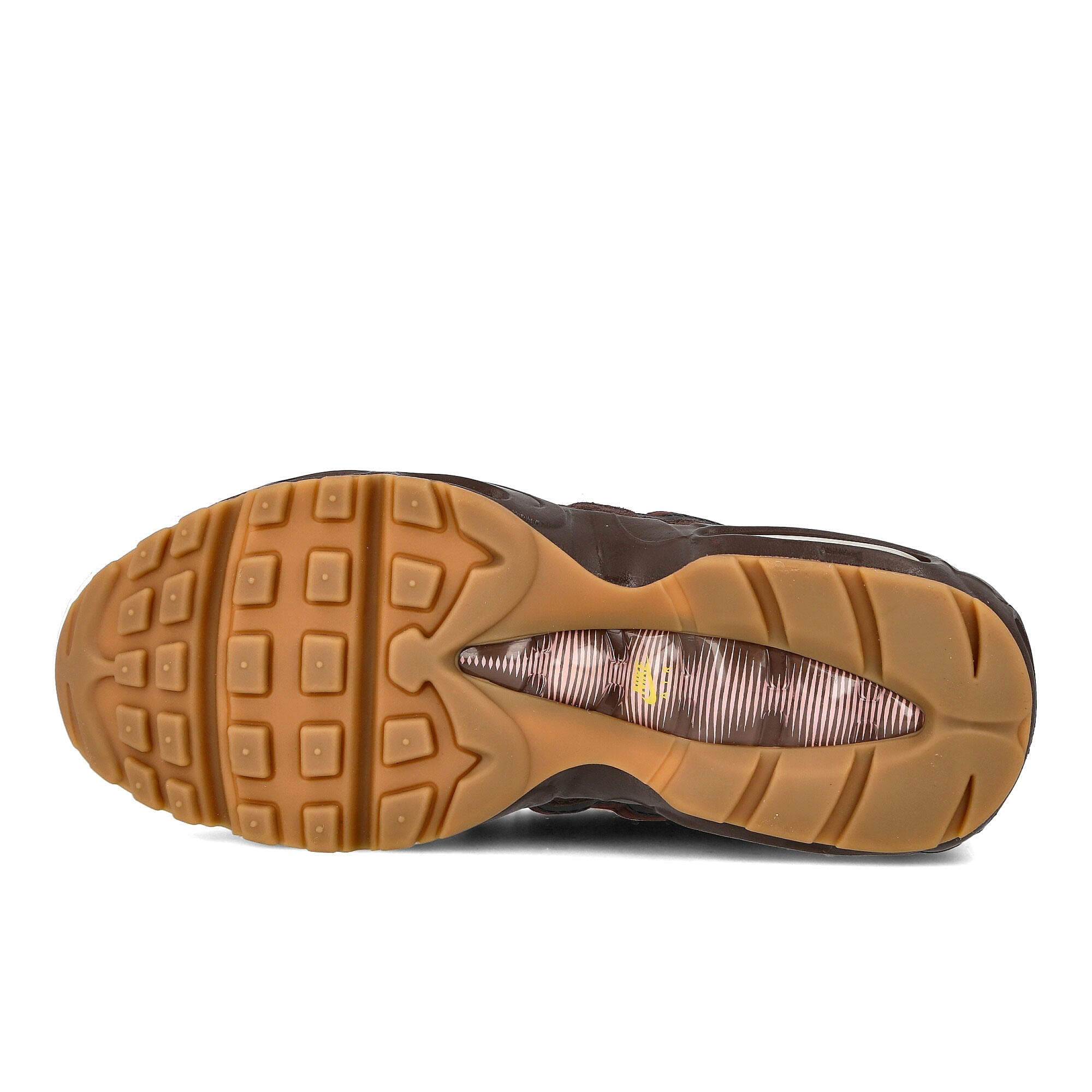 Nike wmns air max 95 Velvet Brown-Opti Yellow-LT British Tan Sneakers Detail View 1 | Overkill