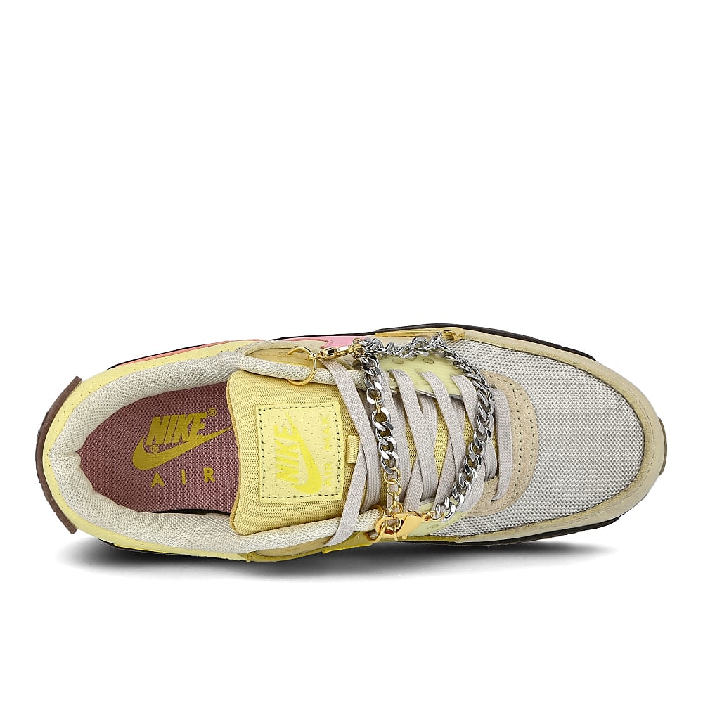 Nike wmns air max 90 cuban link Velvet Brown-Pink - LT British Tan Sneakers Detailfoto | Overkill