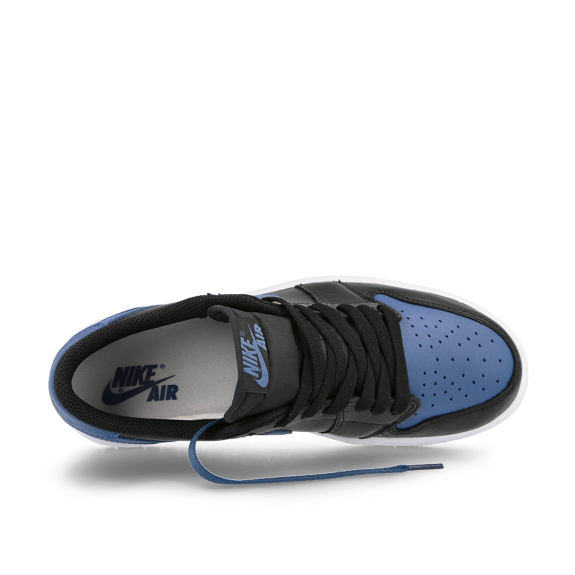 Jordan Wmns Air Jordan 1 Low OG Black / Mystic Navy - White Sneakers Detailfoto | Overkill