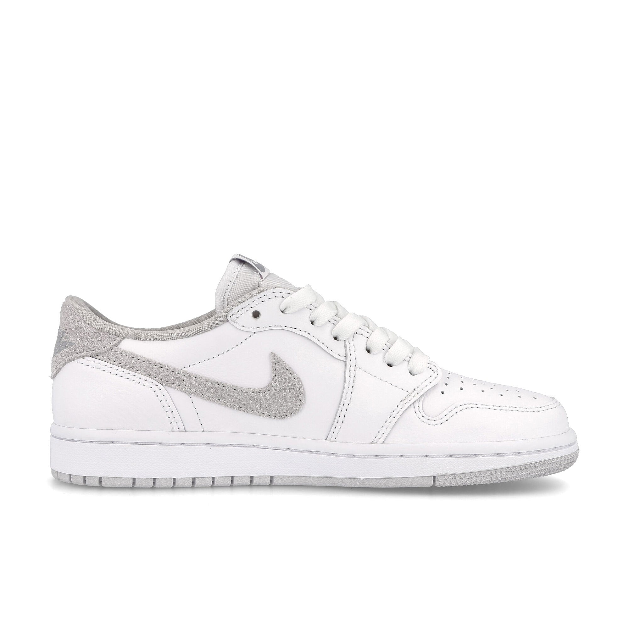 Jordan Wmns Air Jordan 1 Low OG White / Particle Grey - Neutral Gray Material | Overkill