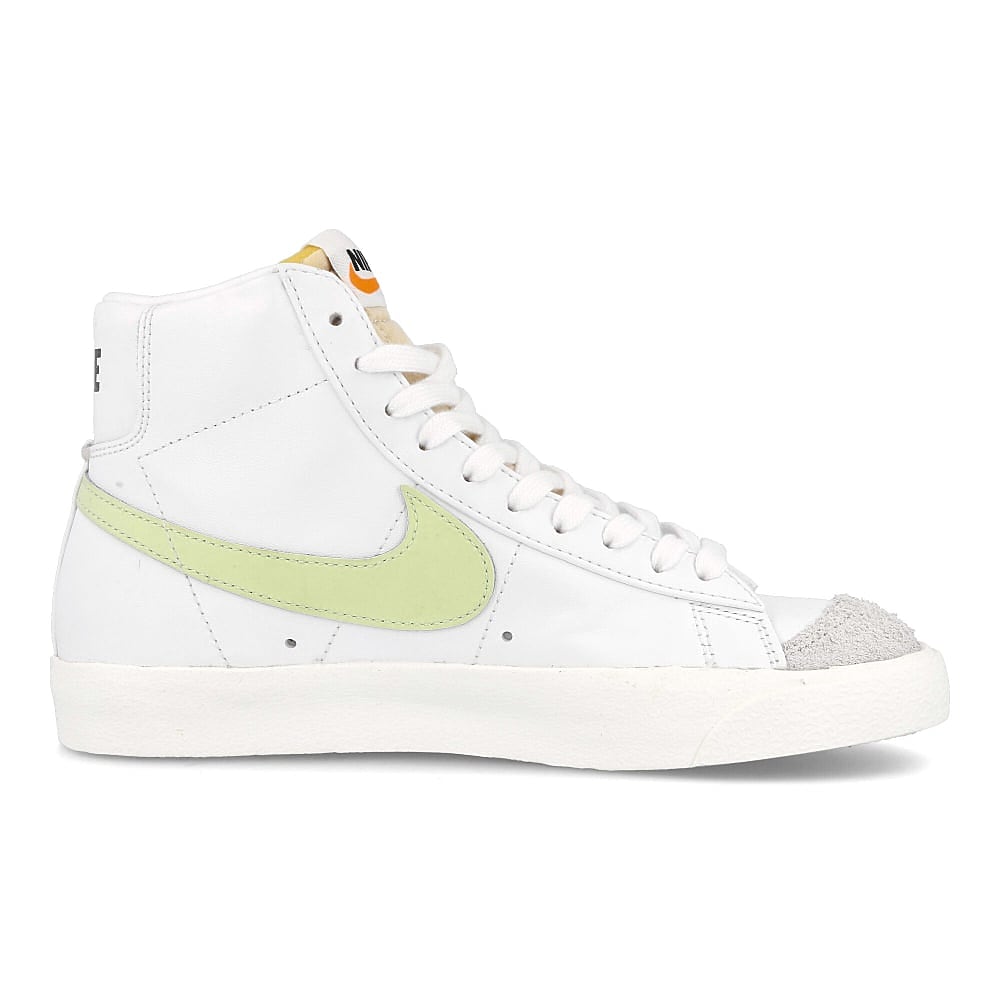 Nike wmns blazer mid 77 Whte-Barely Volt - White - Total Orange Sneakers Silhouette | Overkill