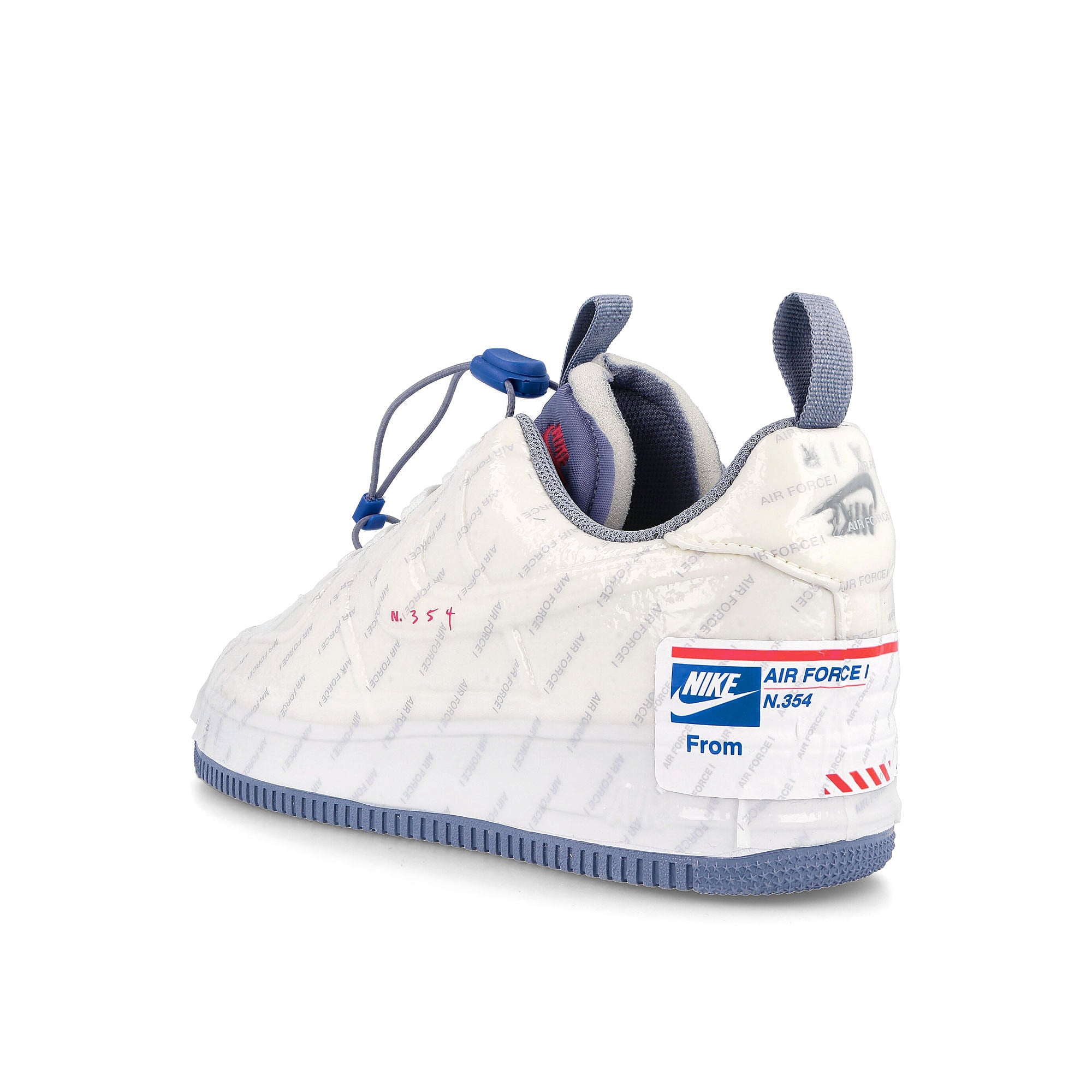 Nike air force 1 experimental White / Ghost - Ashen Slate - Game Royal Close-up | Overkill