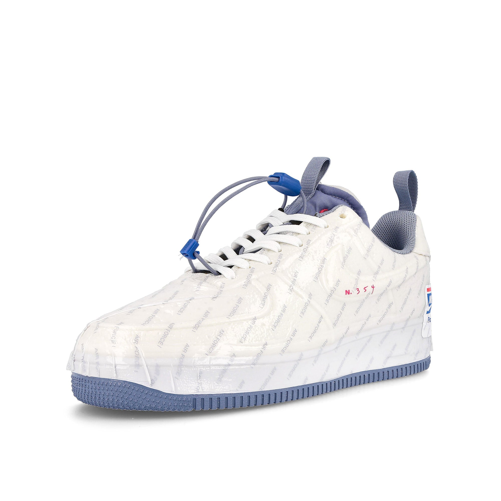 Nike air force 1 experimental White / Ghost - Ashen Slate - Game Royal Detailfoto | Overkill