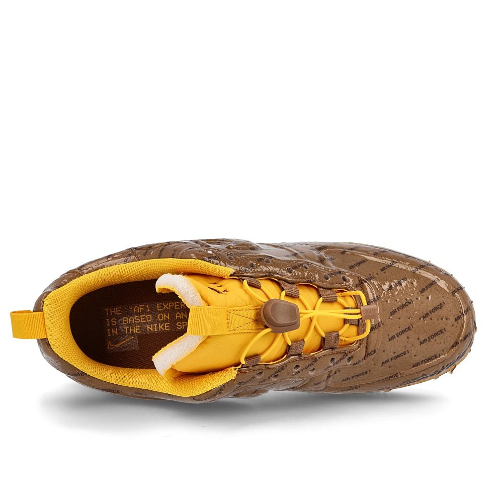 Nike air force 1 experimental Archaeo Brown / University Gold - White Detail view 1 | Overkill