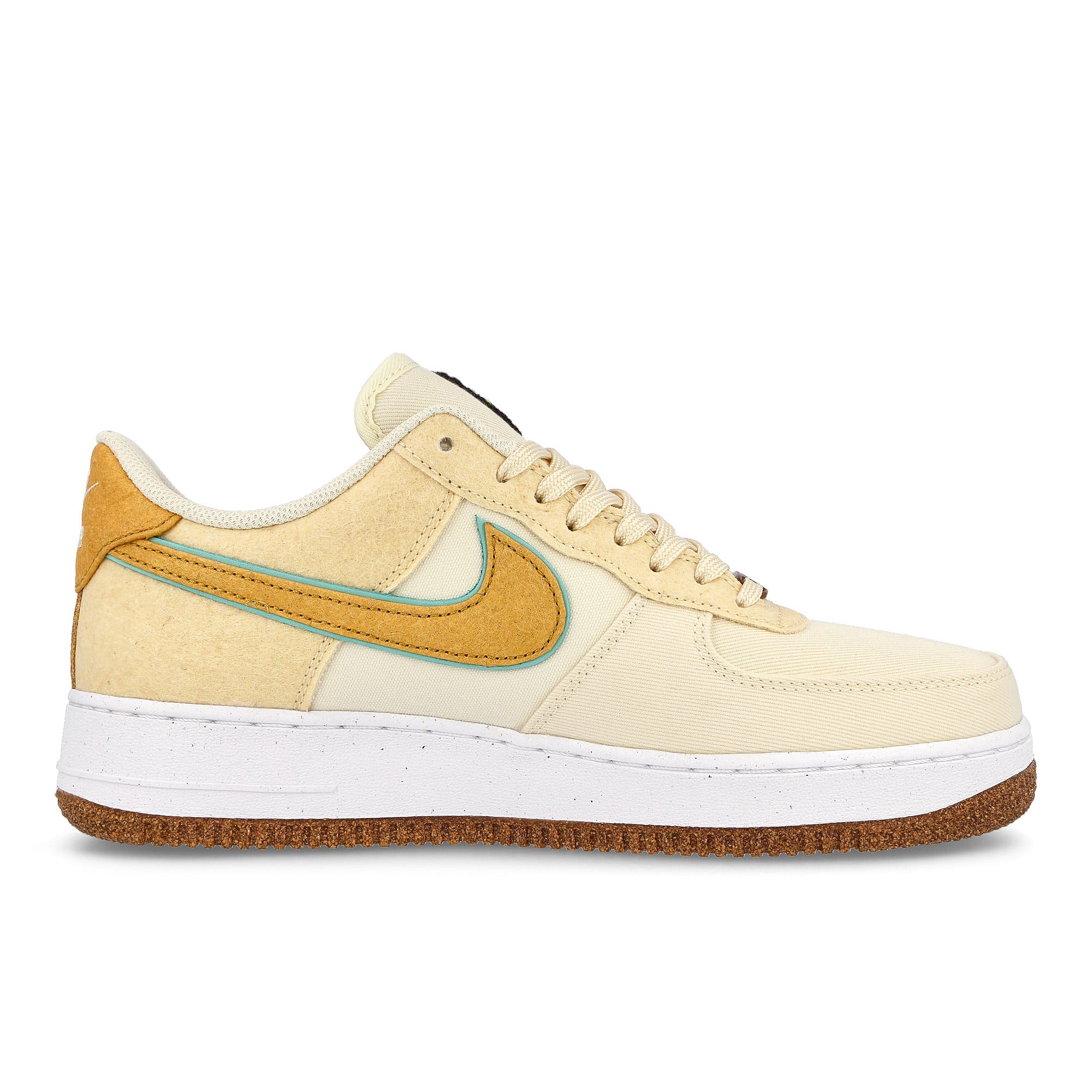Nike air force 1 07 premium Coconut Milk-Metallic Gold Low Top Sneakers Silhouette | Overkill