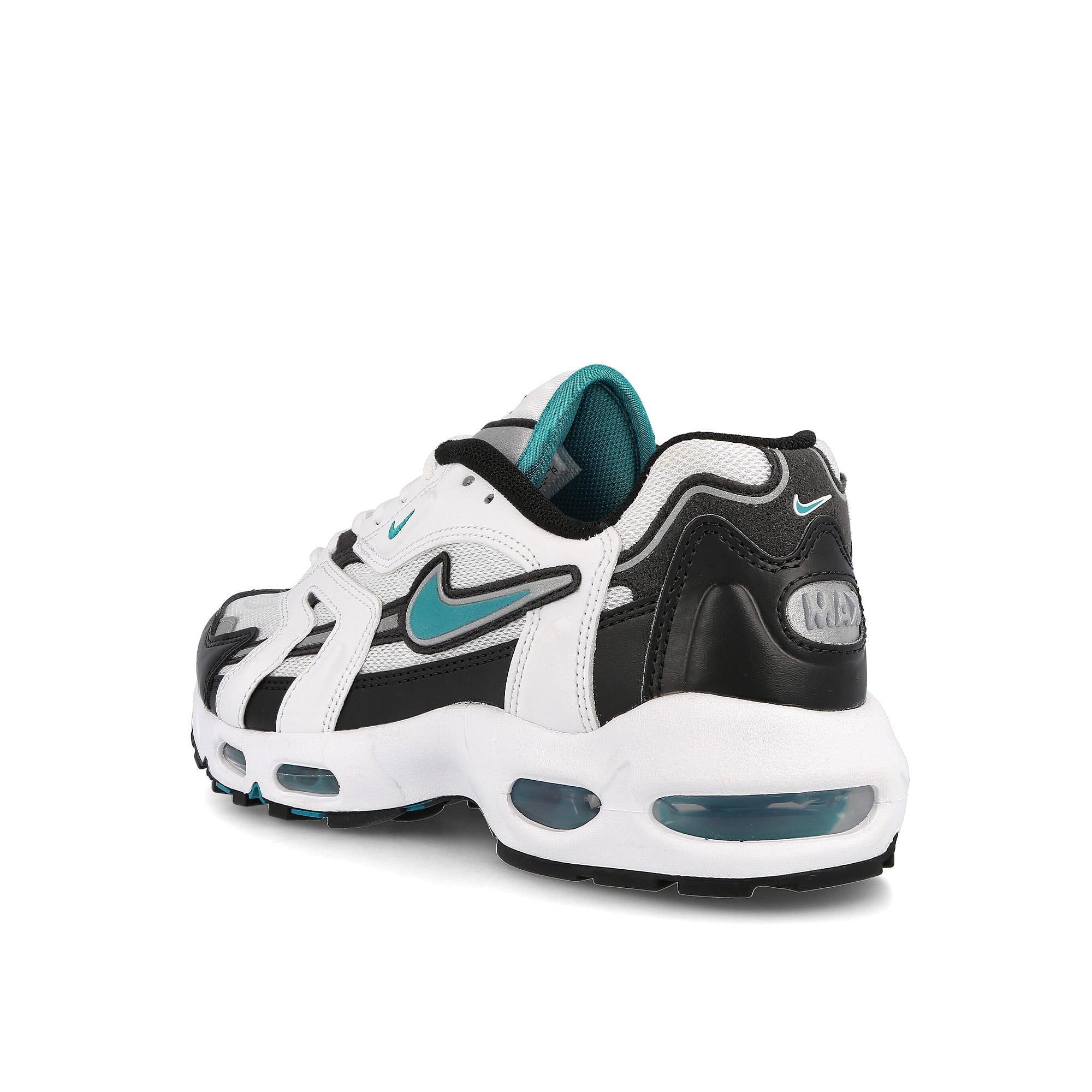 Nike air max 96 ii White-Mystic Teal - Black - Reflect Silver Sneakers Material | Overkill
