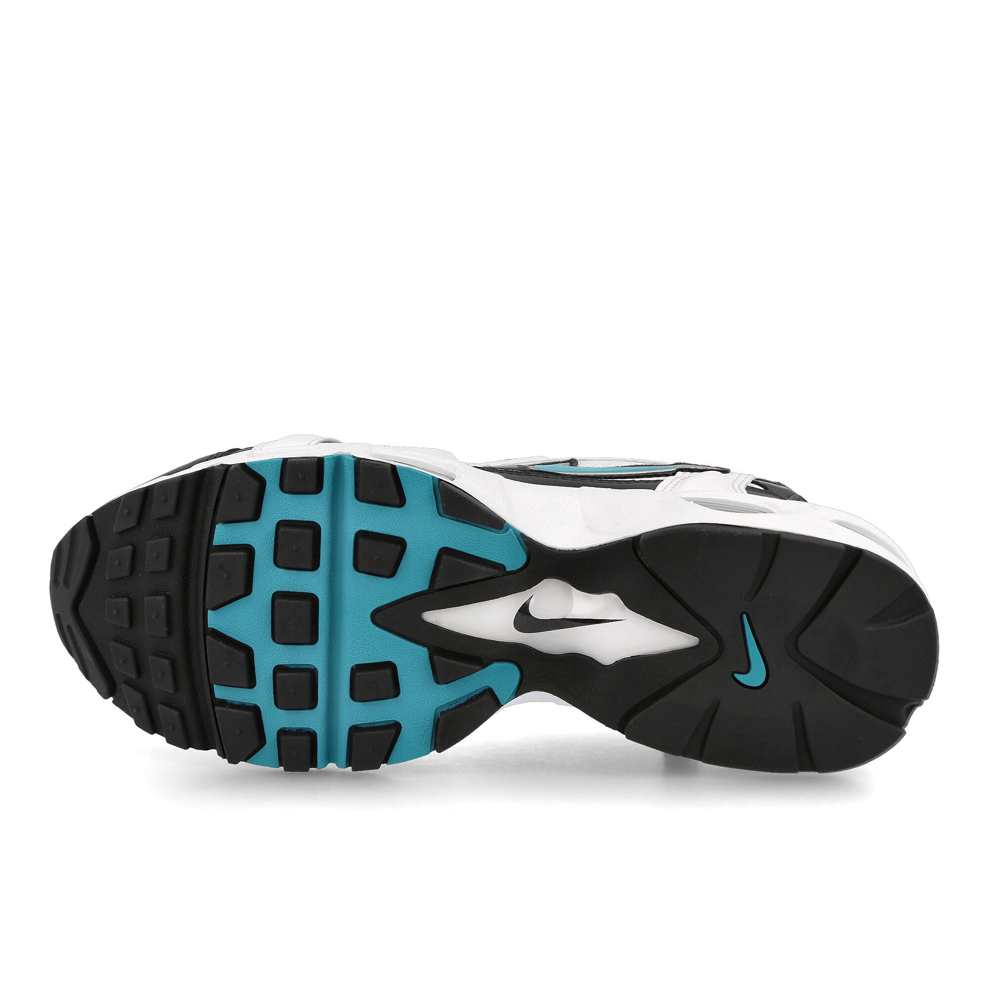 Nike air max 96 ii White-Mystic Teal - Black - Reflect Silver Sneakers Detail View 1 | Overkill